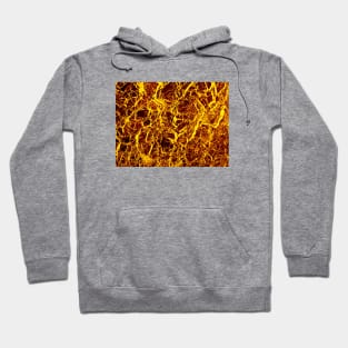 Yellow Marble Texture Hoodie